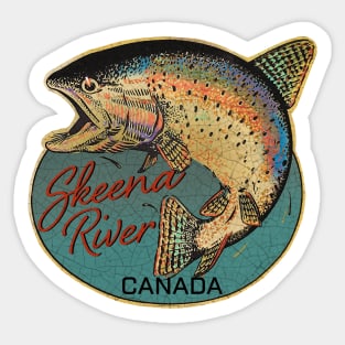 Skeena River BC Canada Sticker